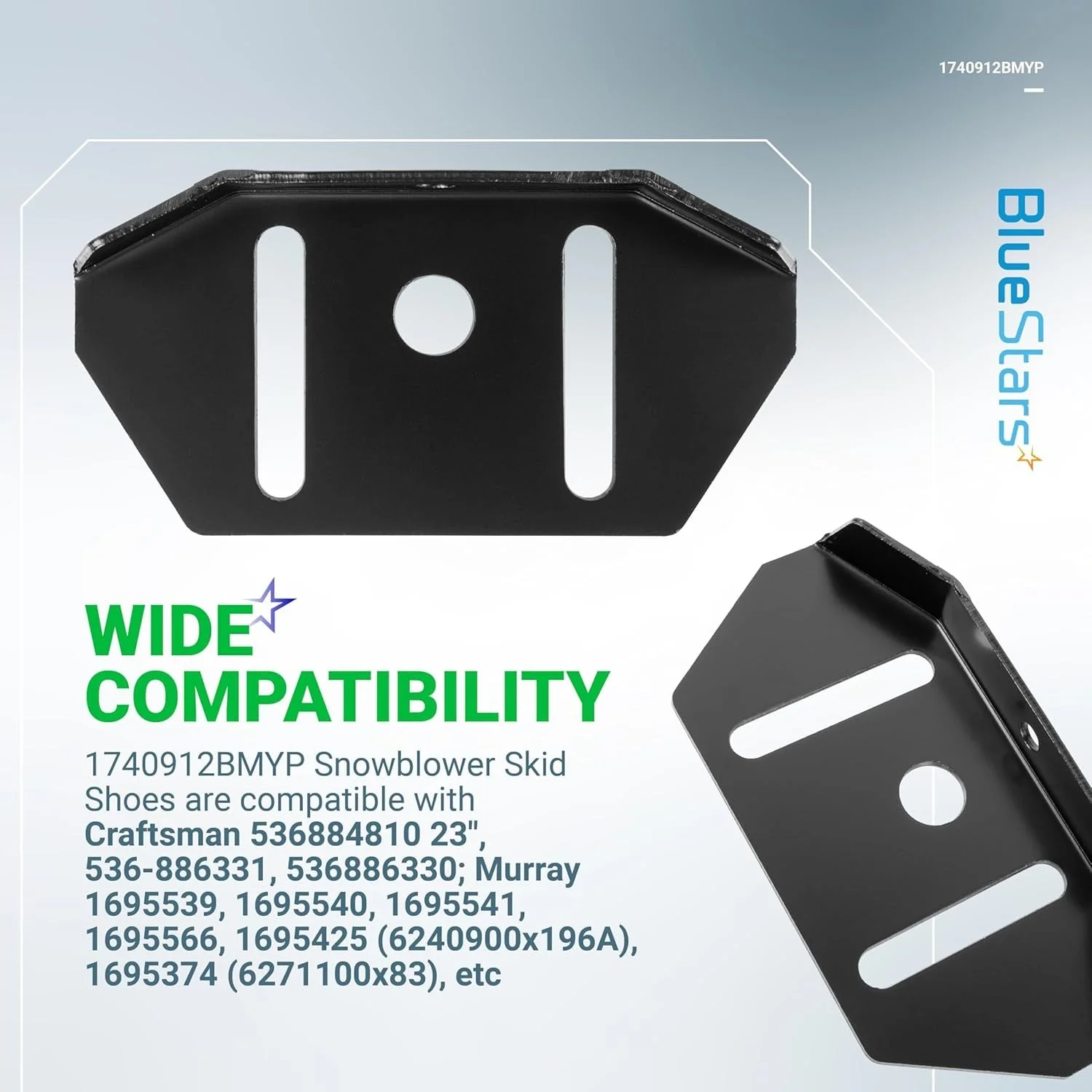 [Lifetime Warranty] 1740912BMYP Snowblower Skid Shoes Height Adjustment - Image 5