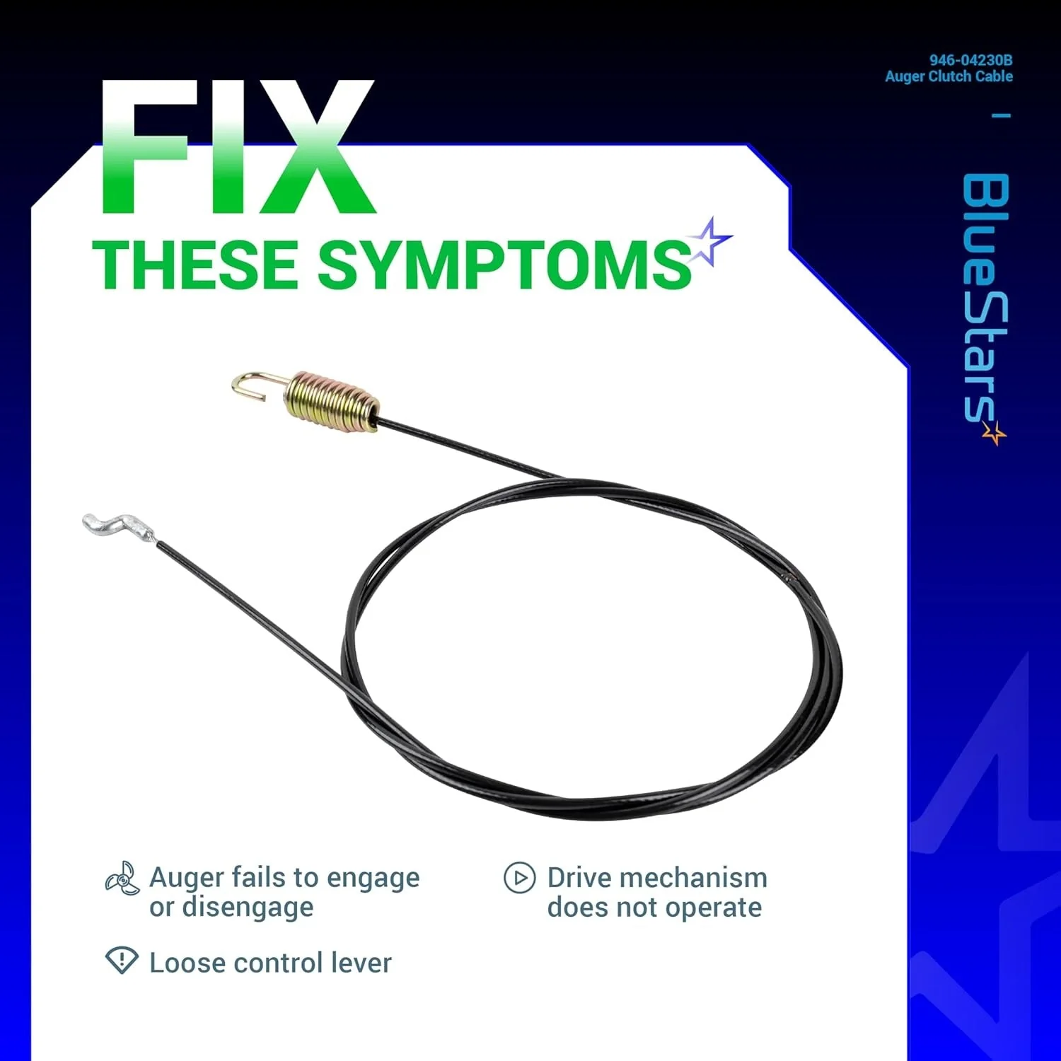 [Lifetime Warranty] 946-04230B Auger Clutch Cable - Pack of 2 - Image 5