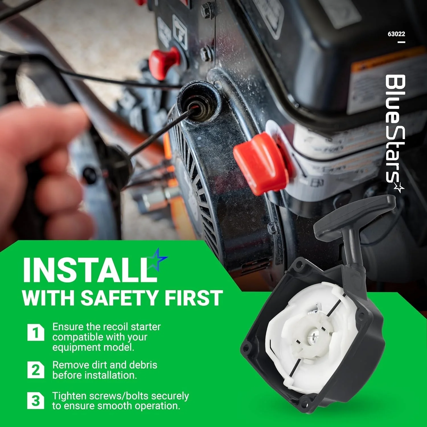 [Lifetime Warranty] 63022 Pull Start Starter Recoil - Image 7