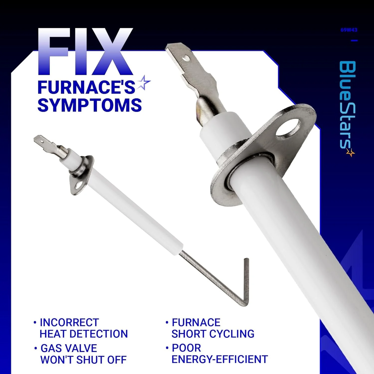 [Lifetime Warranty] 69W43 Furnace Flame Sensor - Image 5