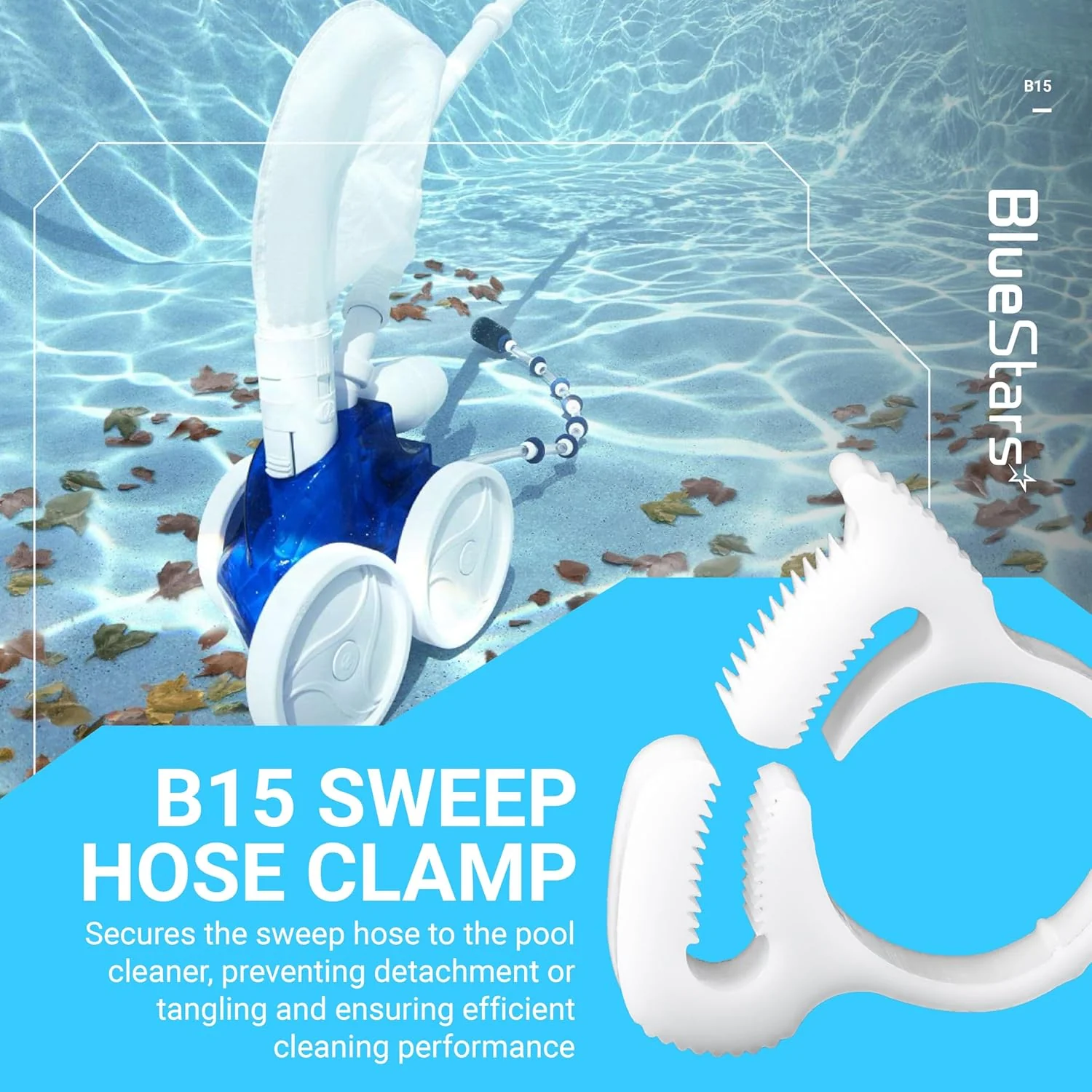 [Lifetime Warranty] B15 Sweep Hose Attachment Clamp Clasp - Pack of 6 - Image 6