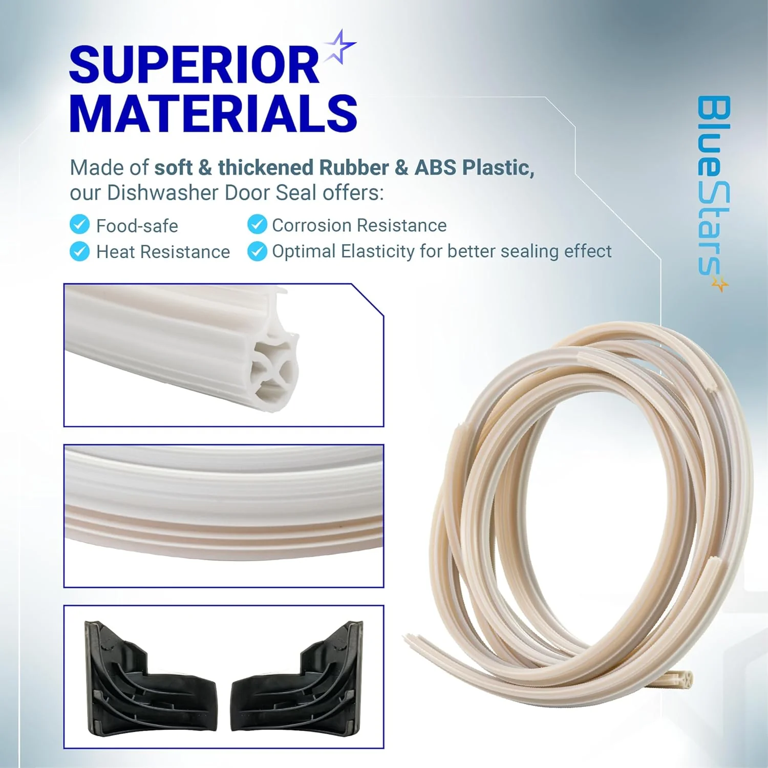 [Lifetime Warranty] Dishwasher Door Gasket Seal WD08X10057 - Image 5