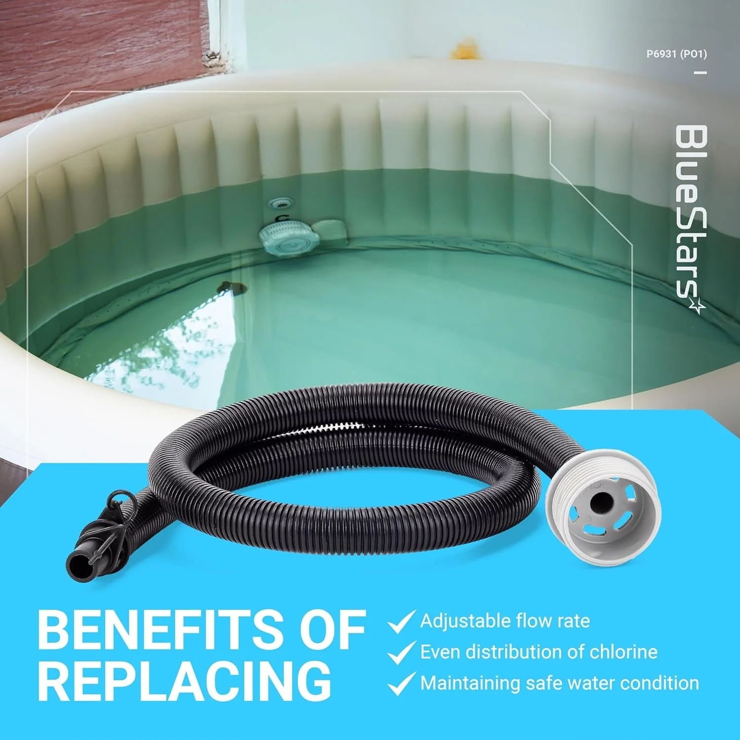 [Lifetime Warranty] P6931 Air Inflation Hose Pipe - Image 4