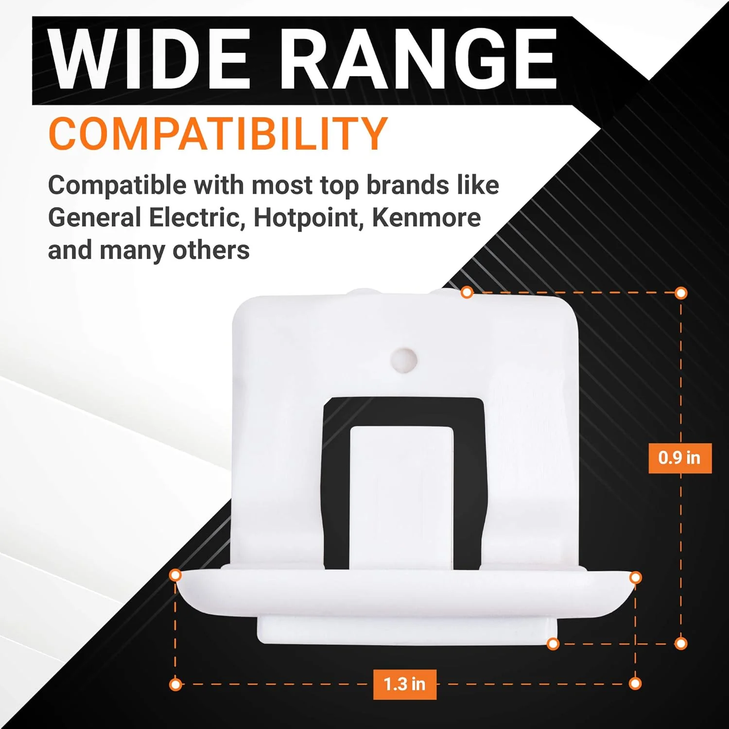 [Lifetime Warranty] WD12X10304 Dishwasher Upper Rack Slide End Cap - Pack of 4 - Image 3